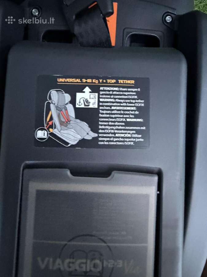 Britax Römer Advansafix Iv R + Peg Perego Viaggio - nuotraukos Nr. 4