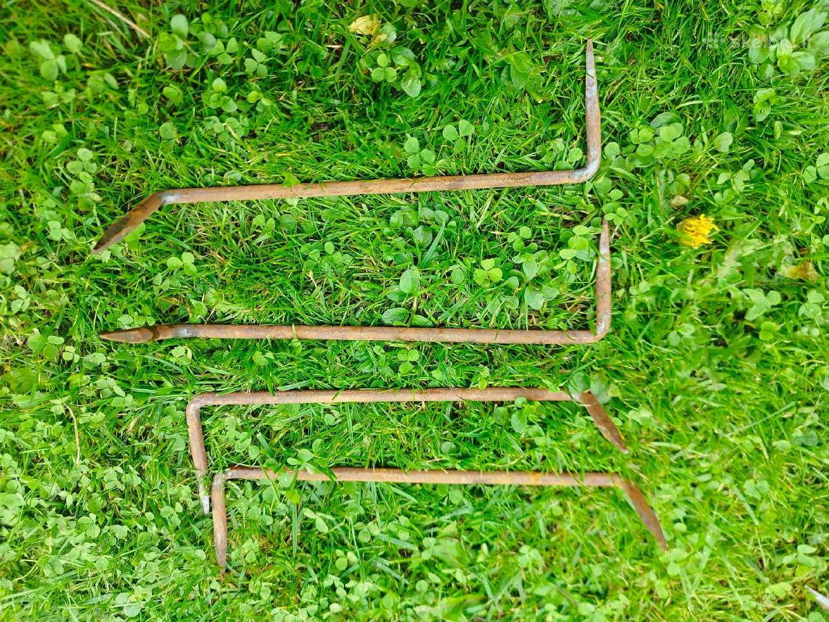 Metalinės smeigės medinėms konstrukcijoms 20 cm - nuotraukos Nr. 2