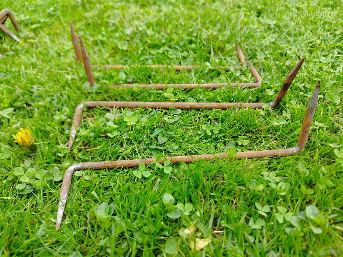 Metalinės smeigės medinėms konstrukcijoms 20 cm - nuotraukos Nr. 3