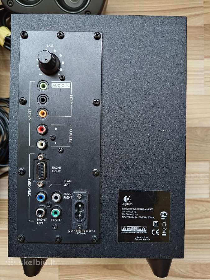Logitech Z506 5.1 garso sistema - nuotraukos Nr. 5