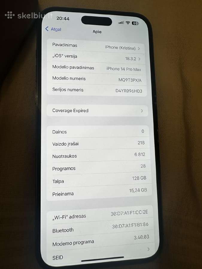 iPhone 14 pro max - nuotraukos Nr. 7