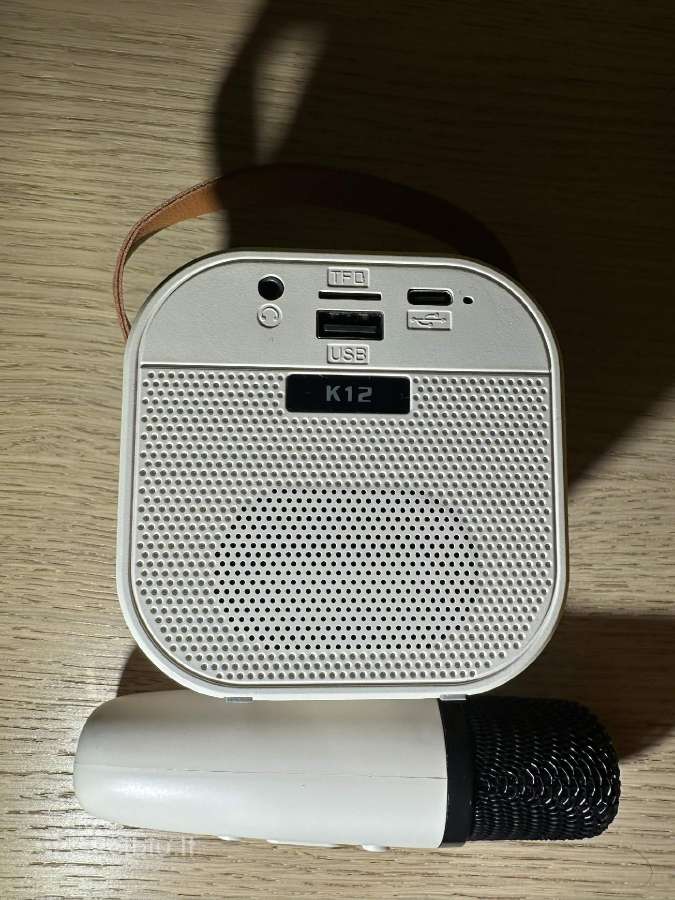 K12 Bluetooth kolonėlė su belaidžiu mikrofonu - nuotraukos Nr. 3