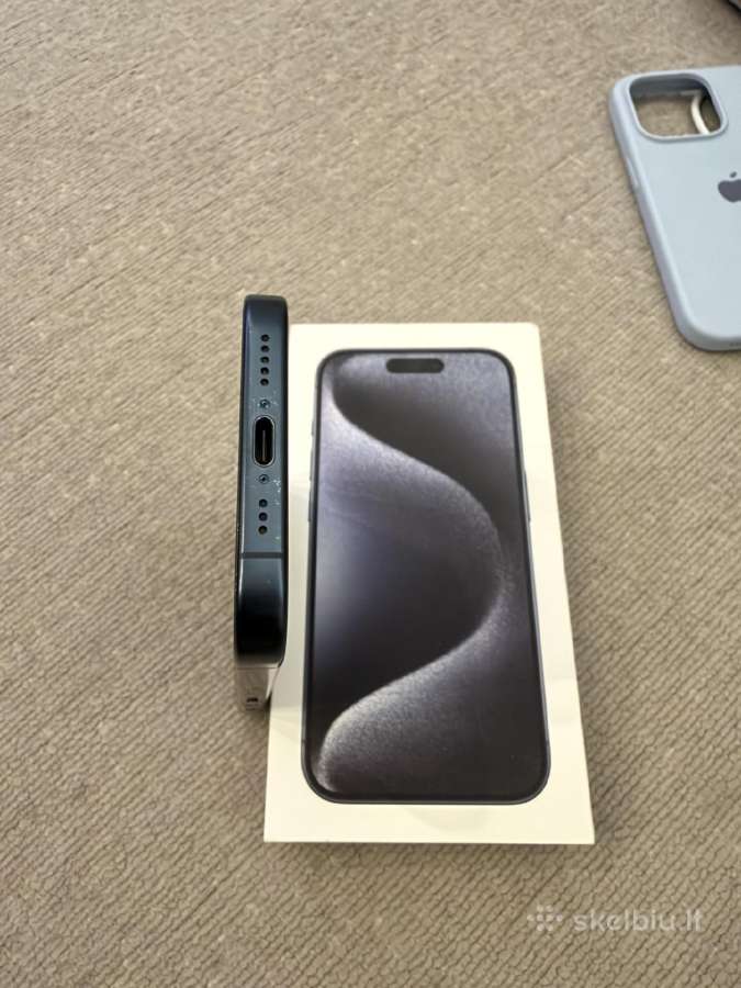 iPhone 15pro 256gb Blue Titanium - nuotraukos Nr. 9