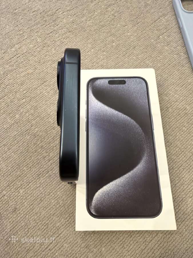 iPhone 15pro 256gb Blue Titanium - nuotraukos Nr. 10