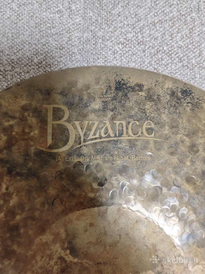 Meinl Byzance Extra dry hihat 14" - nuotraukos Nr. 5