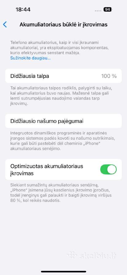 iPhone 14 pro 256gb Violetinis Atnaujintas - nuotraukos Nr. 12