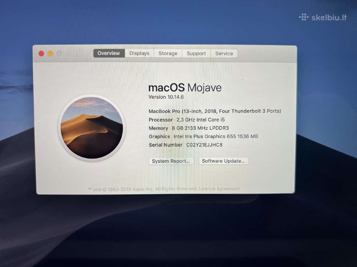 MacBook pro A1708 ir A1989 - nuotraukos Nr. 5