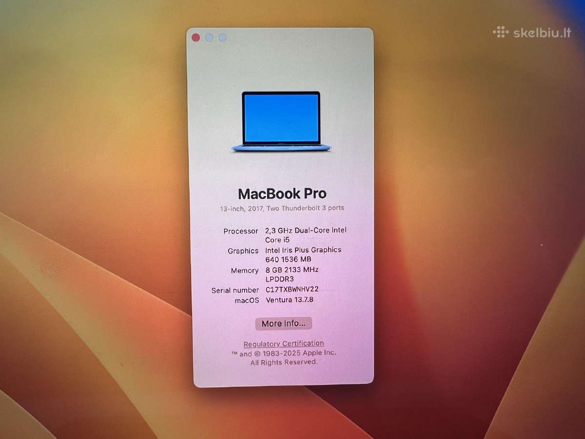 MacBook pro A1708 ir A1989 - nuotraukos Nr. 12