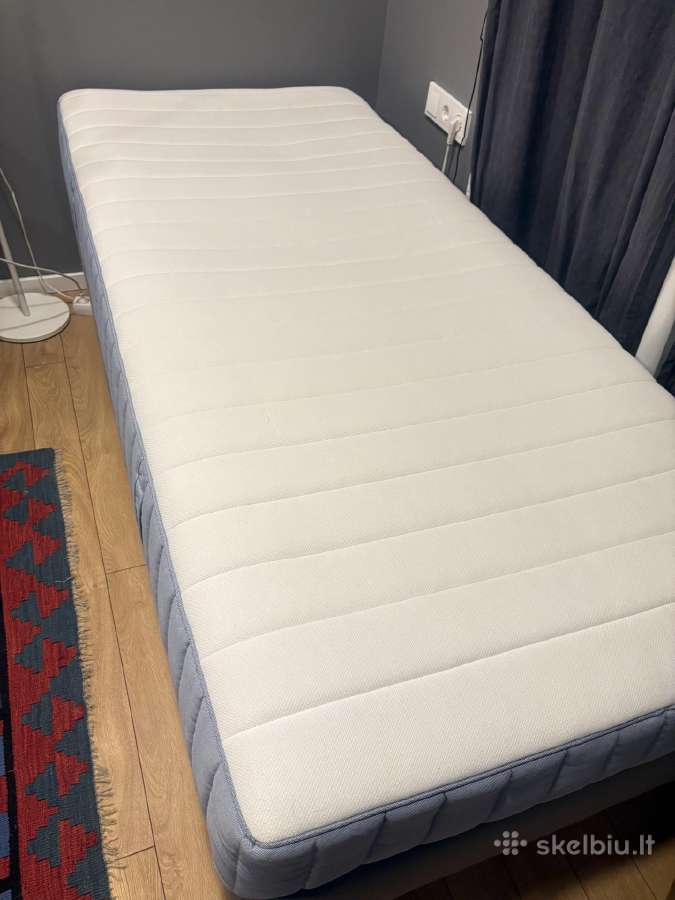 Ikea lova su čiužiniu ir čiužinio užvalkalu - nuotraukos Nr. 3