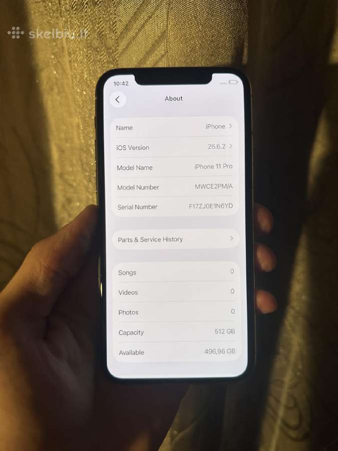 iPhone 11 pro 512gb - nuotraukos Nr. 4