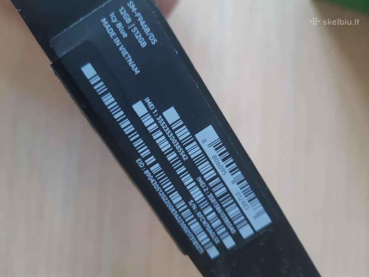 Samsung galaxy Z Fold5 12gb/512gb - nuotraukos Nr. 5