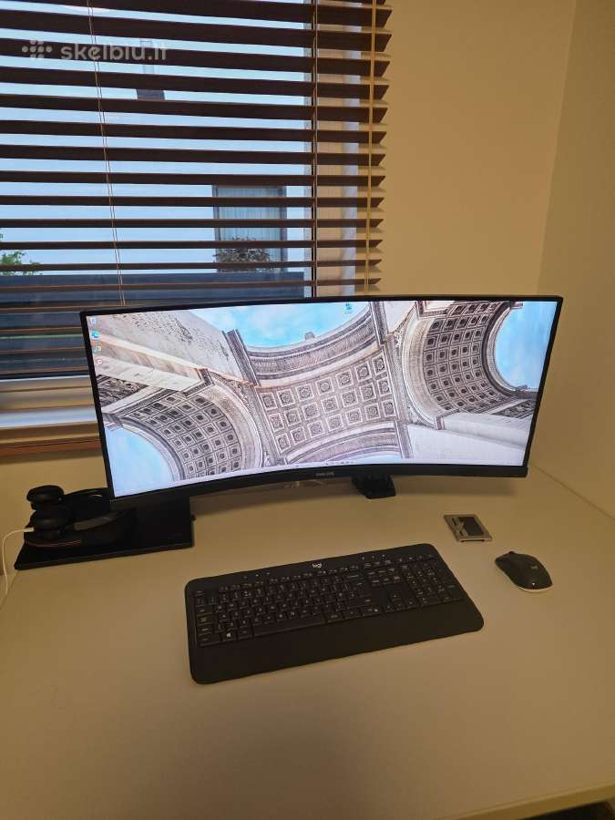 Philips 346b1c 34 Ultrawide 100 Hz su Usbc dokst - nuotraukos Nr. 3