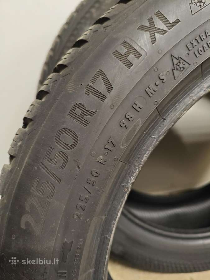 Continental Wintercontact 225/50 r17 žieminės - nuotraukos Nr. 8
