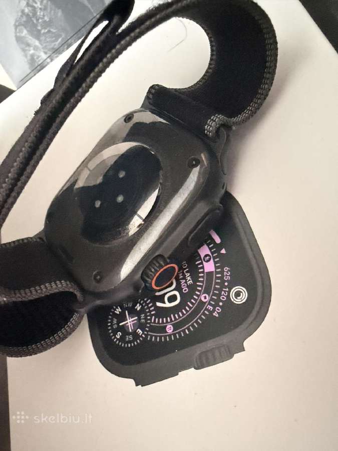Apple Watch Ultra 3 Black Titanium 49mm GPS + Cel - nuotraukos Nr. 6