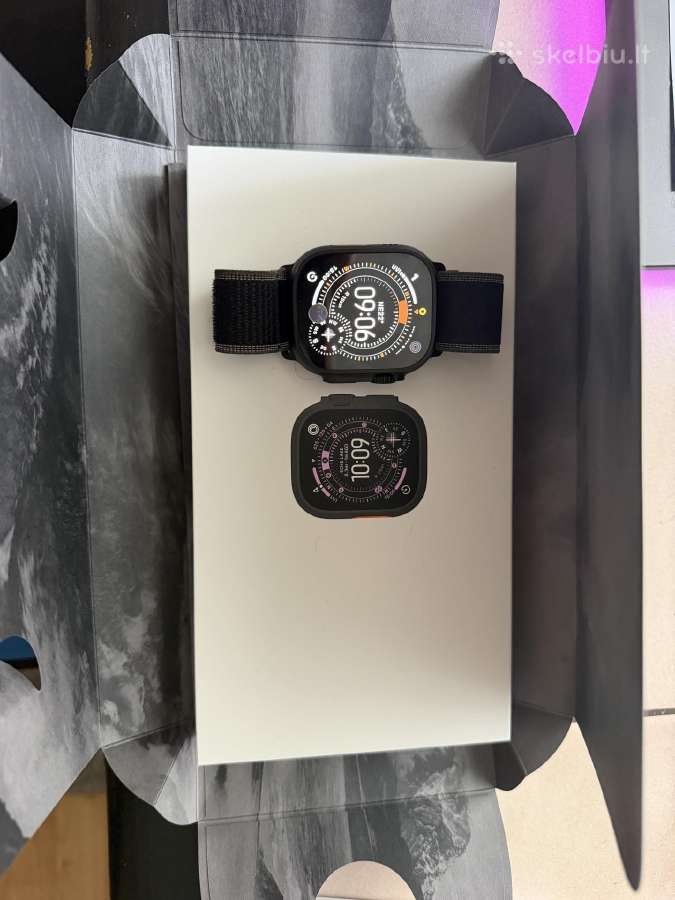 Apple Watch Ultra 3 Black Titanium 49mm GPS + Cel - nuotraukos Nr. 7