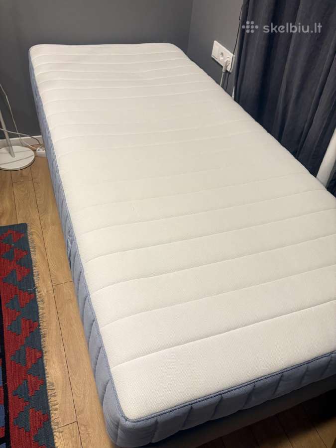 Ikea lova su čiužiniu ir čiužinio užvalkalu - nuotraukos Nr. 3