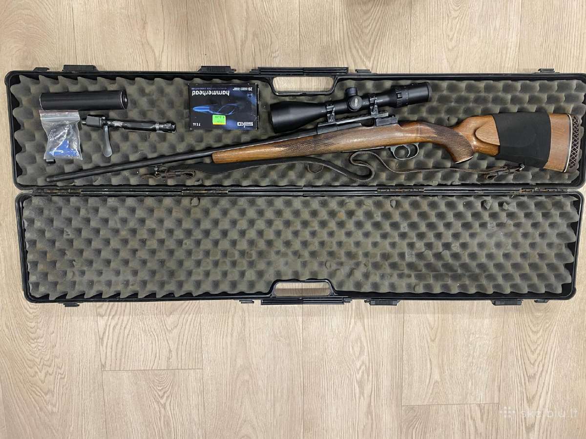 Parduodami Mauser 98 7x64 ir Cz zkk 601 308win. - nuotraukos Nr. 2