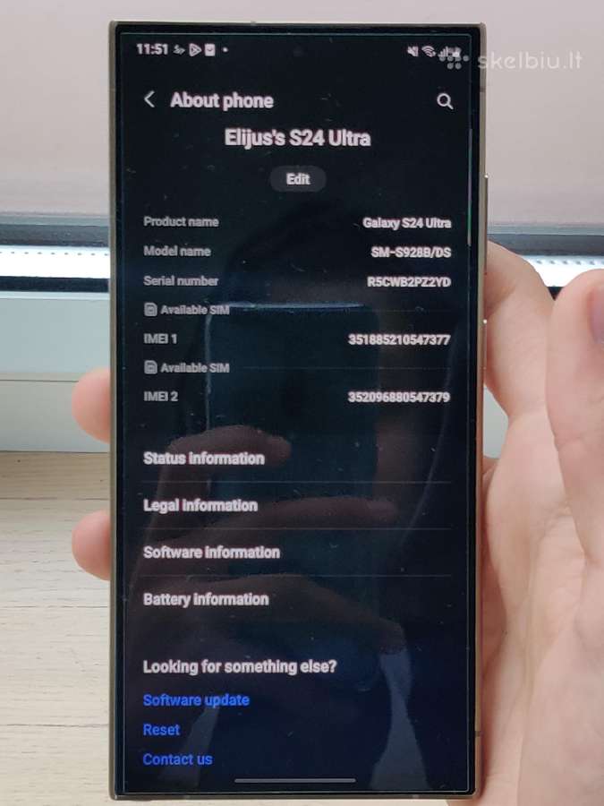 Parduodu prototipą Samsung S24 Ultra - nuotraukos Nr. 5