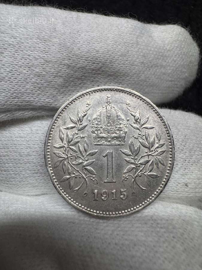 1 krona 1915 metai, Austrija - nuotraukos Nr. 2