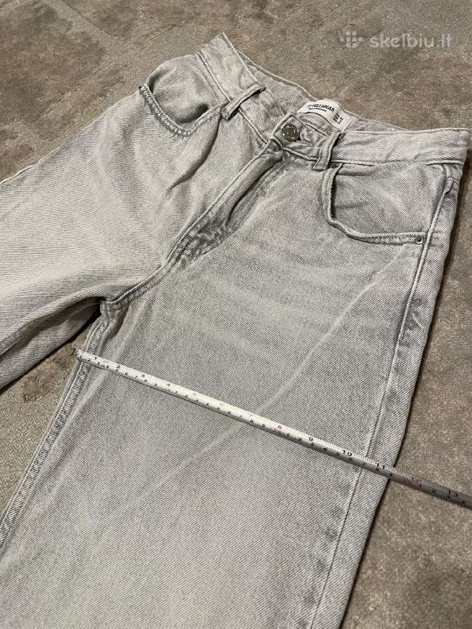 Pull&bear šviesiai pilki džinsai - nuotraukos Nr. 7