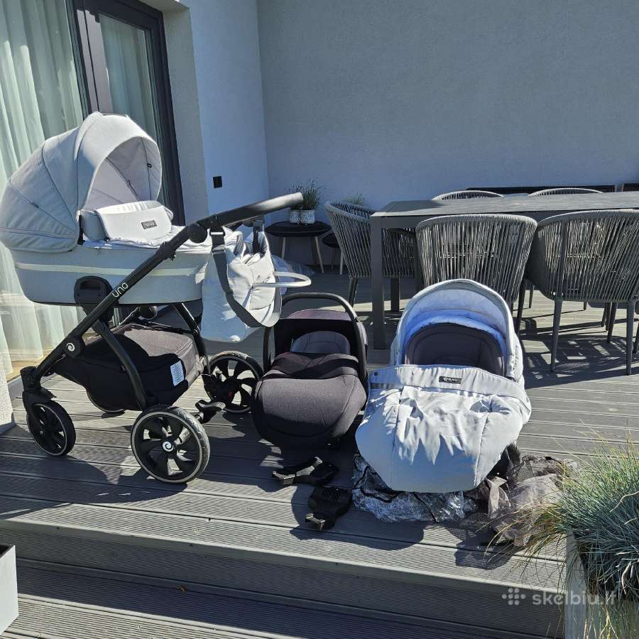 Parduodamas pilkas Tutis Uno 3in1 vežimėlis - nuotraukos Nr. 5