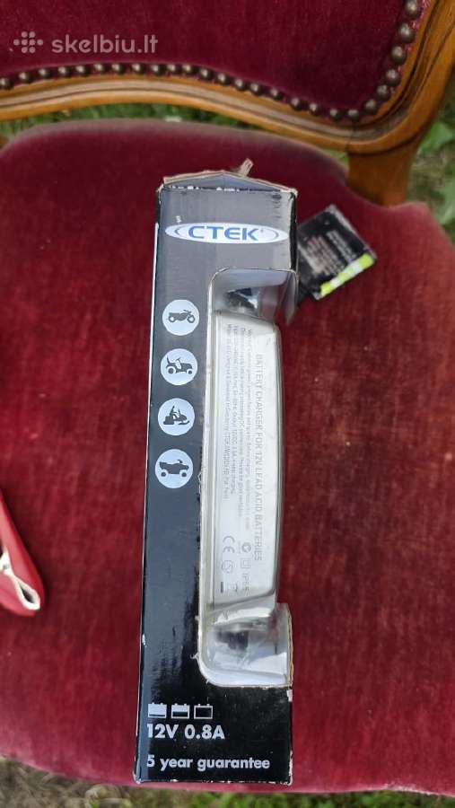 Ctek XS 800 automatinis akumuliatorių įkroviklis - nuotraukos Nr. 3