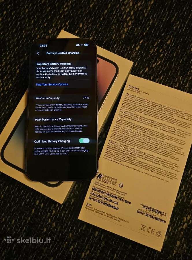 iPhone 14 Pro 128gb - nuotraukos Nr. 3