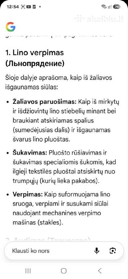 Linų verpimas ir audimas - nuotraukos Nr. 4
