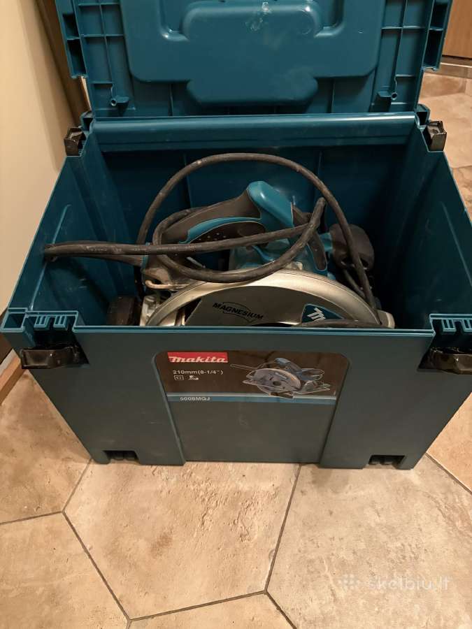 El.diskinis pjūklas Makita5008mgj+lagaminas,210mm - nuotraukos Nr. 2