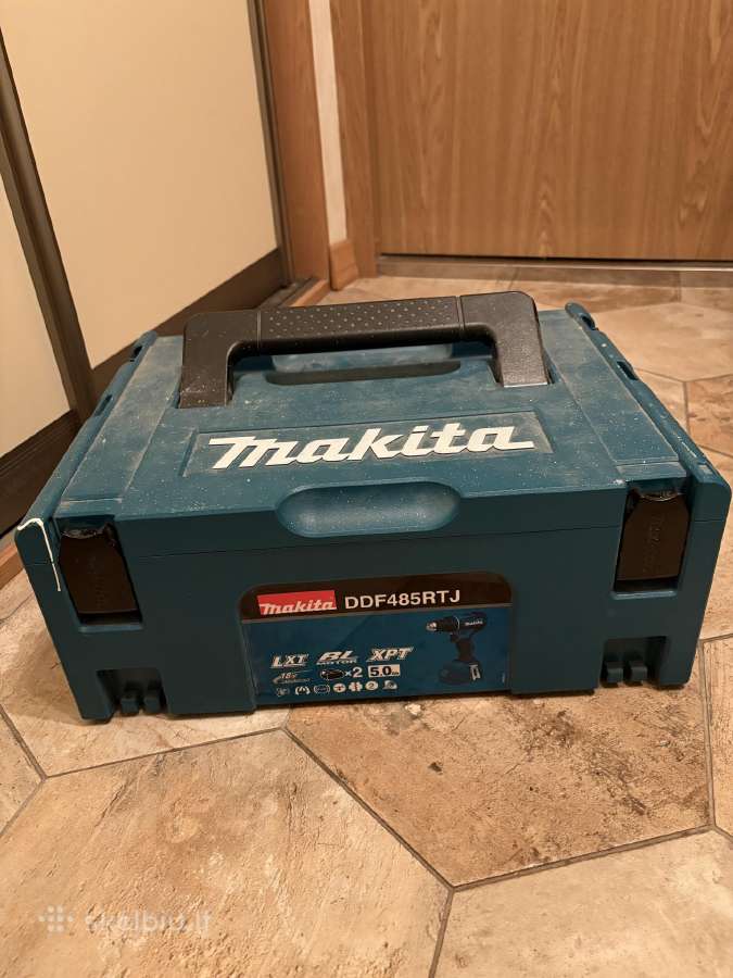 Akumuliatorinio gręžtuvo Makitaddf485rtj rinkinys - nuotraukos Nr. 2