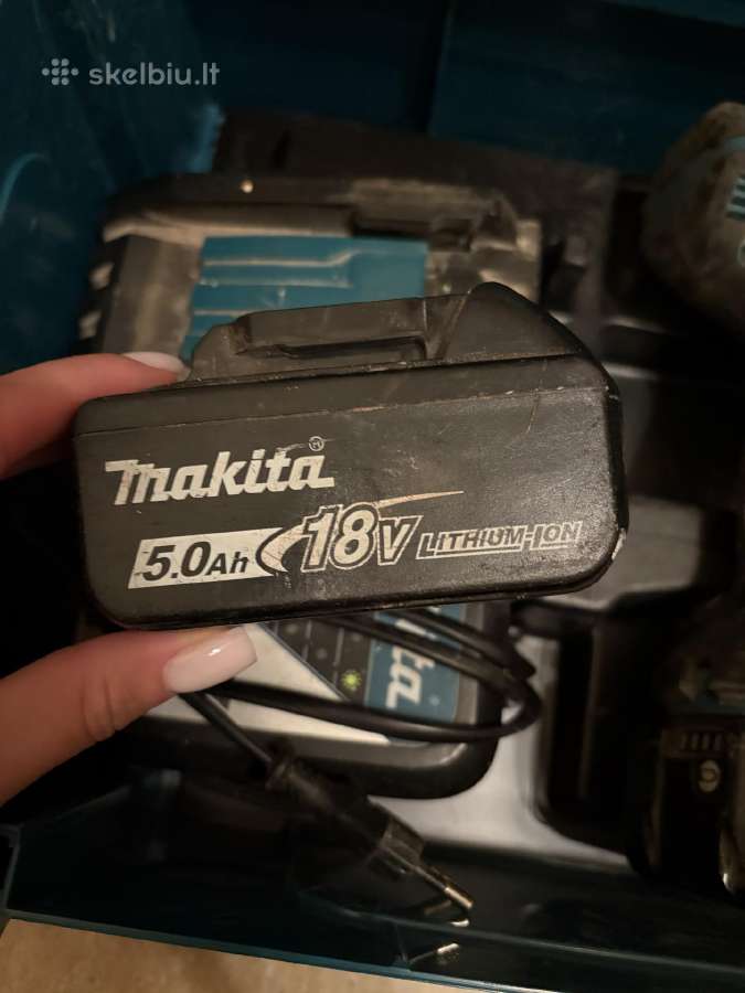 Akumuliatorinio gręžtuvo Makitaddf485rtj rinkinys - nuotraukos Nr. 4