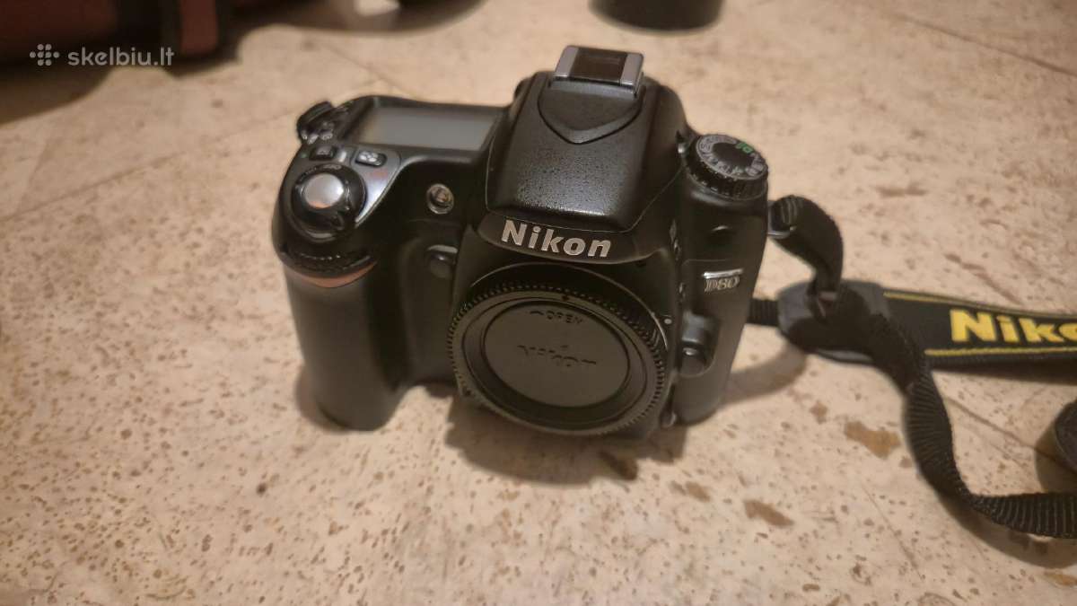 Nikon D80 komplektas - nuotraukos Nr. 6