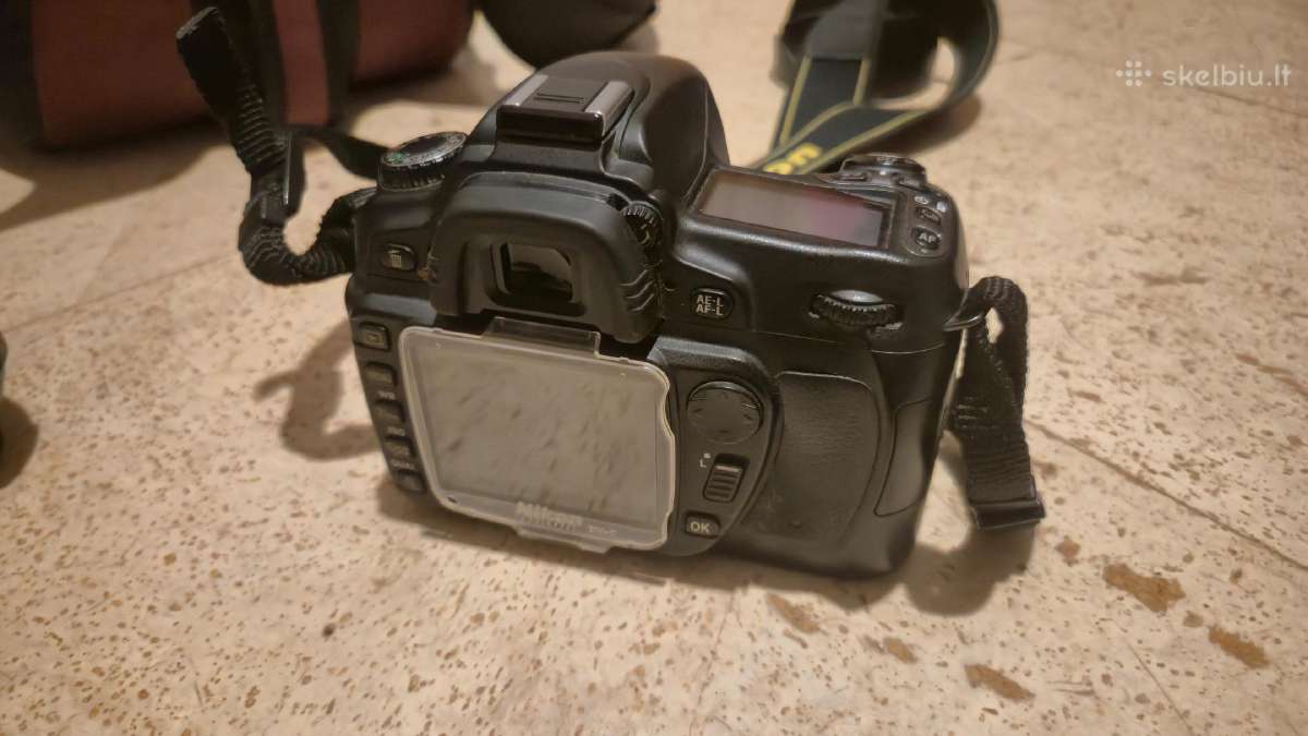 Nikon D80 komplektas - nuotraukos Nr. 7