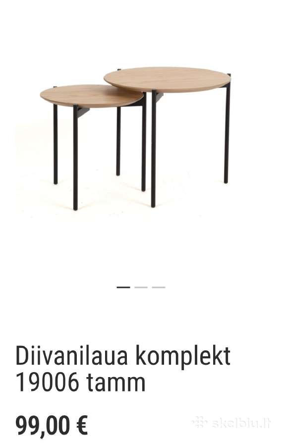 Svetainės staliuko komplektas naujas! - nuotraukos Nr. 9