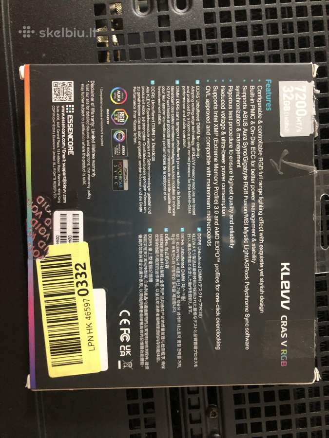 Core Ultra 7 265k Z890m 32gb RAM be disku - nuotraukos Nr. 9
