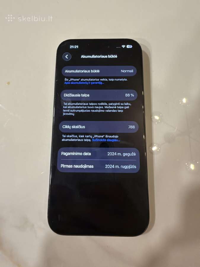 iPhone 15 pro - nuotraukos Nr. 4