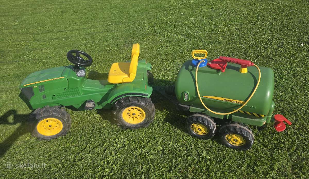 Vaikiškas minamas John Deere traktoriukas - nuotraukos Nr. 2