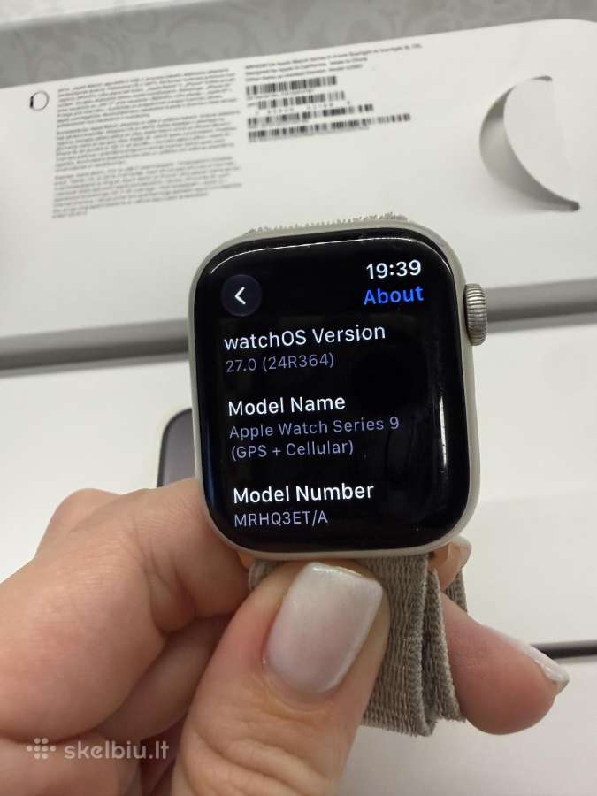 Apple Watch series 9 41mm GPS + Cellular - nuotraukos Nr. 3