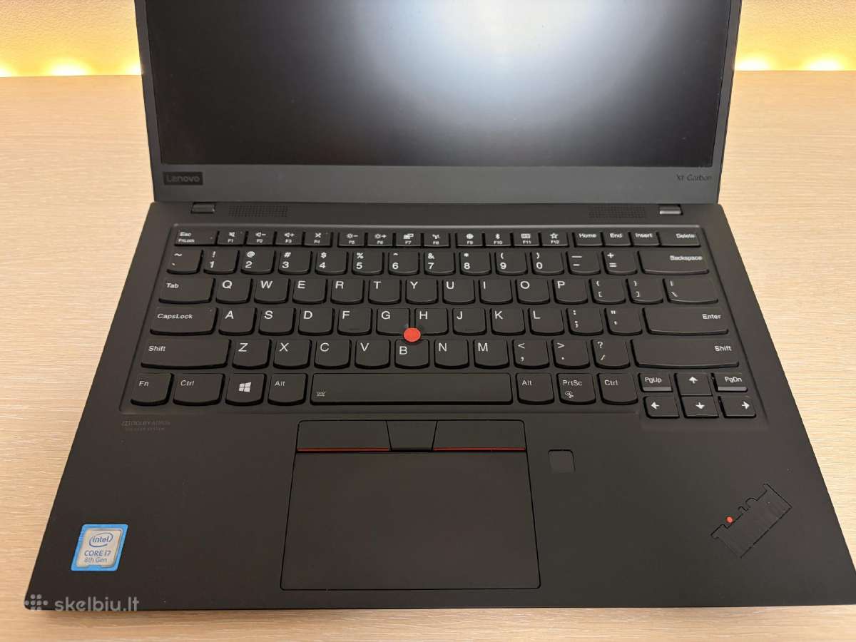Lenovo Thinkpad X1 Carbon 7th Gen, i7-8565u, 256gb - nuotraukos Nr. 3