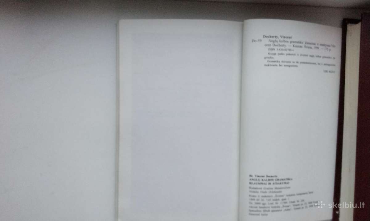 Dr. V. Docherty. Anglųk. gramatika: klausimai ir a - nuotraukos Nr. 9