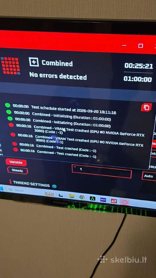 R5 7600x / 32gb ddr5 6000mhz/b650/1.25tb/ rtx 3080 - nuotraukos Nr. 3