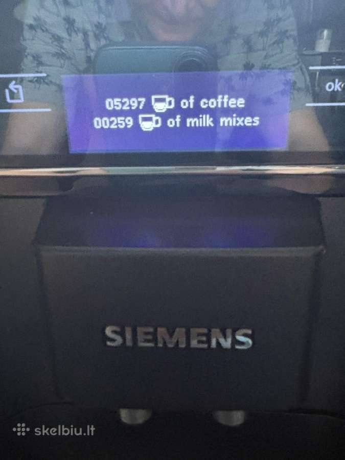 Automatinis kavos aparatas Siemens Eq.6 Plus S100 - nuotraukos Nr. 14