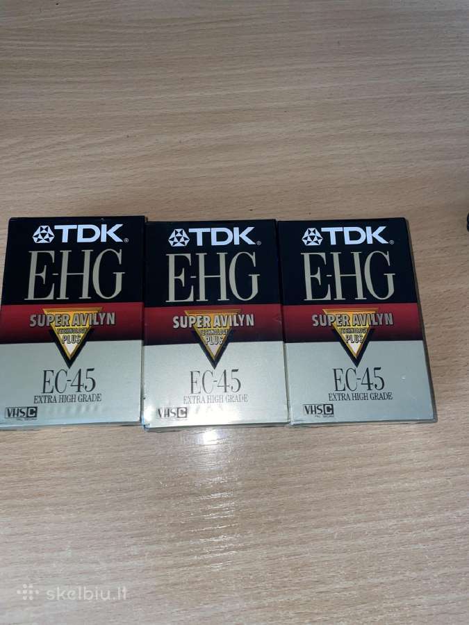Tdk E Hg Ec 45 Vhs C Kassette Ec-45ehged - nuotraukos Nr. 2