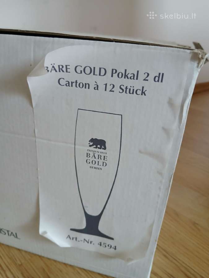 Ritzenhoff Cristal taurės su meška - nuotraukos Nr. 2