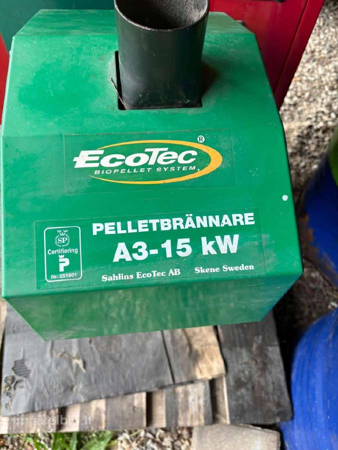 Švediškas granulinis katilas Albin Kalic+ - nuotraukos Nr. 6