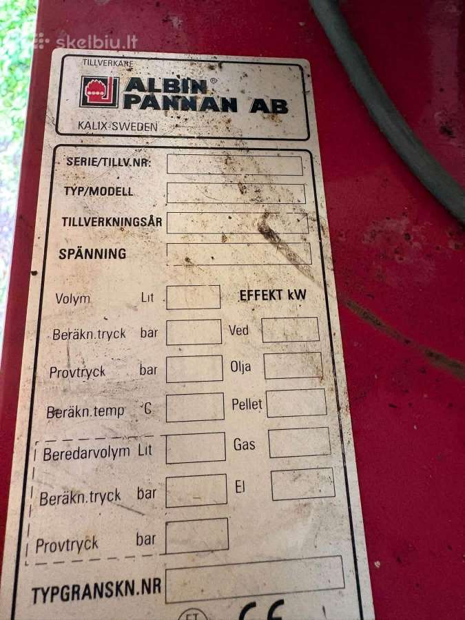 Švediškas granulinis katilas Albin Kalic+ - nuotraukos Nr. 7