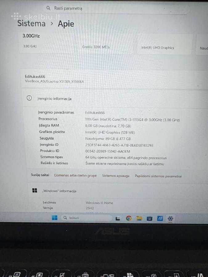 Asus - nuotraukos Nr. 3