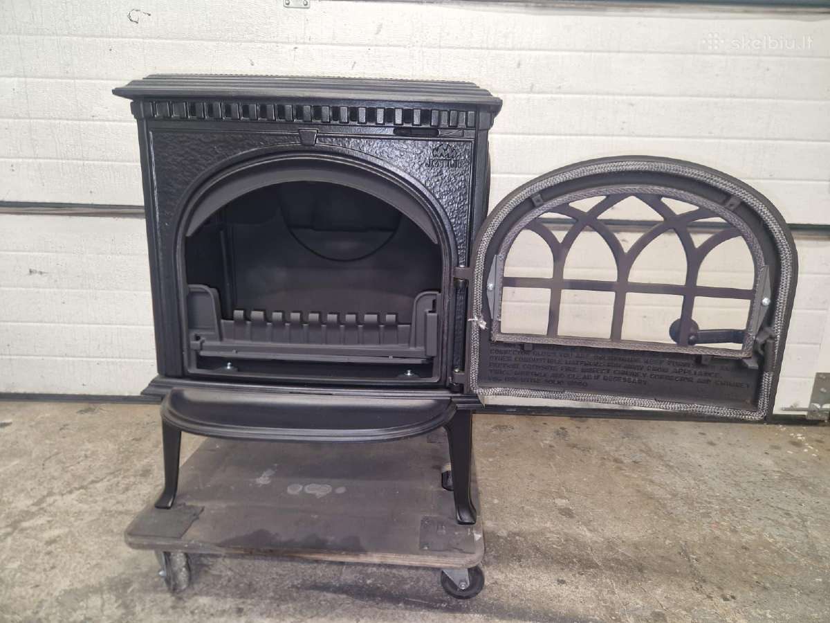 Norvegiška emaliuota krosnelė Jotul F3 - nuotraukos Nr. 4