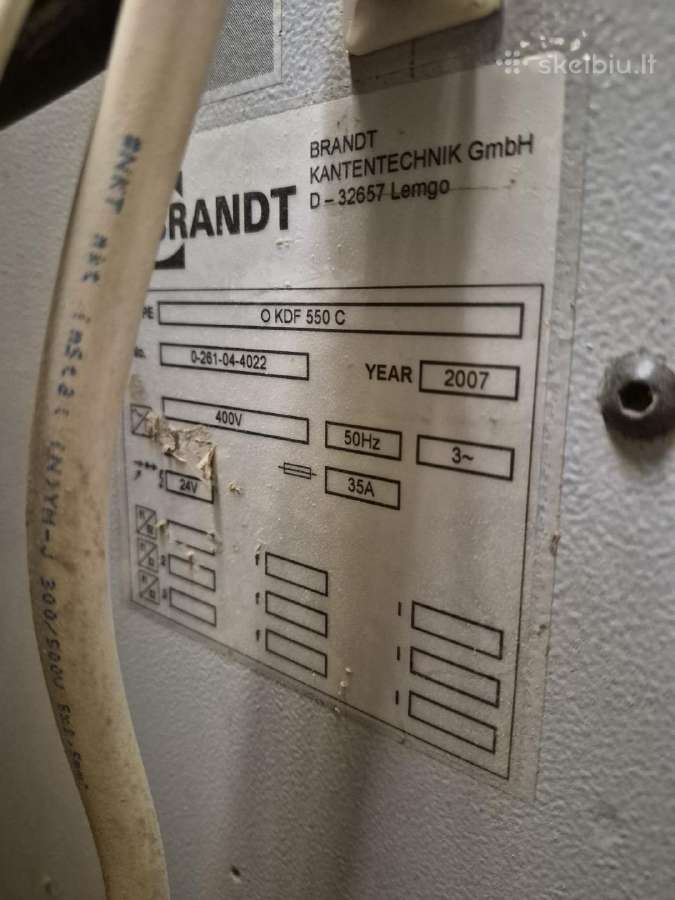 Kantavimo (laminavimo) staklės Brandt Kdf 550c - nuotraukos Nr. 6