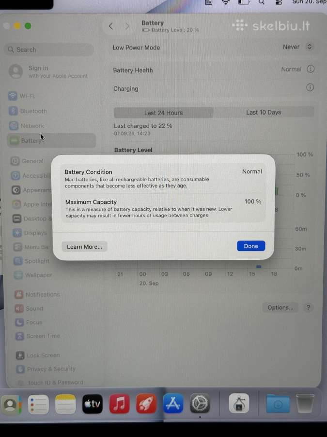 MacBook Air 13 M4 16 GB 256 GB - nuotraukos Nr. 8